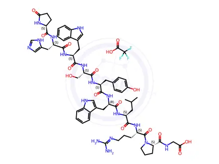 Chemical structure of Triptorelin USP Related Compound C
