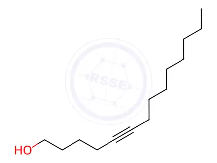 Chemical structure of 5-Tetradecyn-1-ol