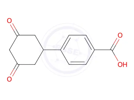 Chemical structure of 4-(3,5-Dioxocyclohexyl)benzoic acid