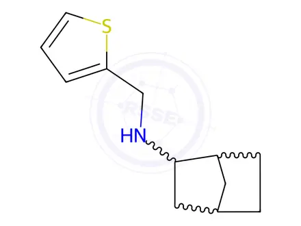 Chemical structure of N-(thiophen-2-ylmethyl)bicyclo[2.2.1]Heptan-2-amine