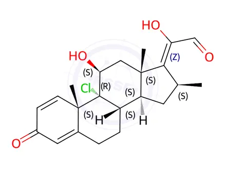 Chemical structure of Beclometasone Impurity 24