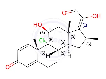 Chemical structure of Beclometasone Impurity 25