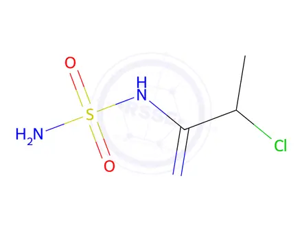 Chemical structure of 2-Chloro-N-sulfamoylpropanimidamide