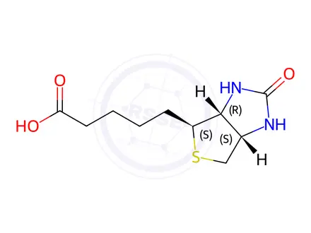 Chemical structure of Biotin Impurity 88