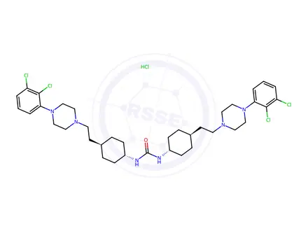 Chemical structure of Cariprazine Impurity 7 HCI