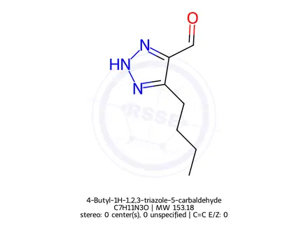 Chemical structure of 4-Butyl-1H-1,2,3-triazole-5-carbaldehyde