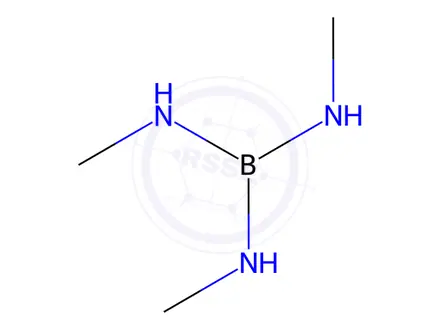 Chemical structure of N,N',N''-Trimethylboranetriamine