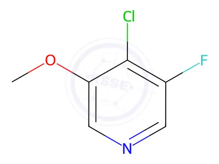 Chemical structure of 4-Chloro-3-fluoro-5-methoxypyridine