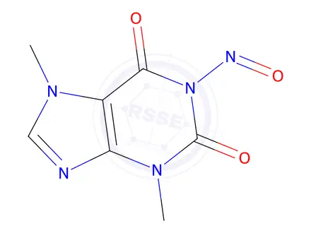 Chemical structure of N-Nitroso Theobromine