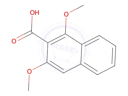 Chemical structure of 1,3-Dimethoxy-naphthalene-2-carboxylic Acid
