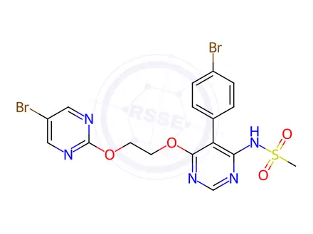 Chemical structure of S-Despropylamino S-Methyl Macitentan