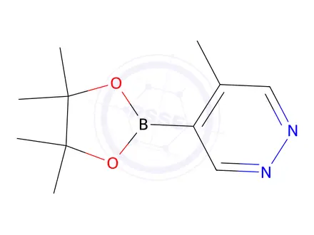 Chemical structure of (5-METHYLPYRIDAZIN-4-YL)BORONIC ACID PINACOL ESTER