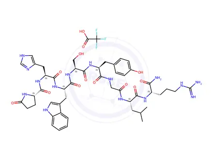Chemical structure of Gonadorelin impurity 1
