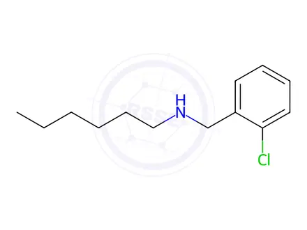 Chemical structure of n-(2-Chlorobenzyl)hexan-1-amine