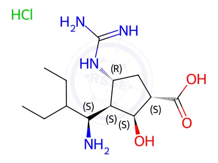 Chemical structure of Peramivir Impurity 111
