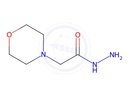 Chemical structure of 2-Morpholin-4-ylacetohydrazide