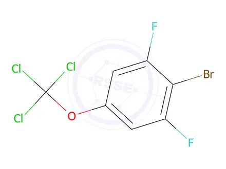 Chemical structure of 2-Bromo-1,3-difluoro-5-(trichloromethoxy)benzene