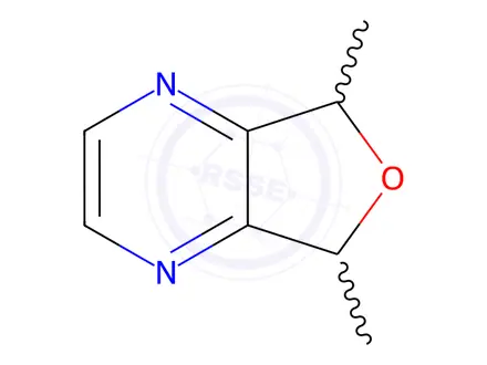 Chemical structure of Furo[3,4-b]pyrazine, 5,7-dihydro-5,7-dimethyl-(9CI)