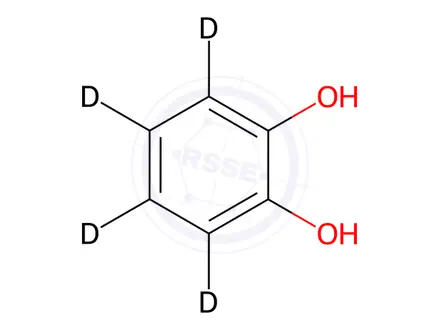 Chemical structure of Catechol-d4
