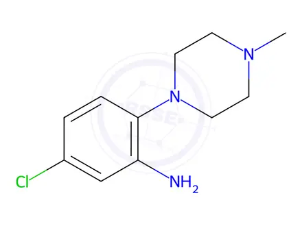 Chemical structure of 5-Chloro-2-(4-methyl-piperazin-1-yl)-phenylamine