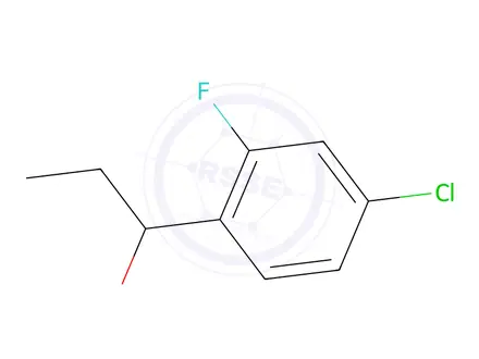 Chemical structure of 1-(4-Chloro-2-fluorophenyl)propan-1-ol
