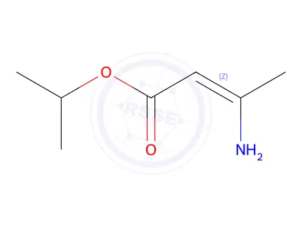 Chemical structure of Isopropyl 3-Aminocrotonate