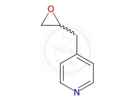 Chemical structure of 4-(oxiran-2-ylmethyl)pyridine