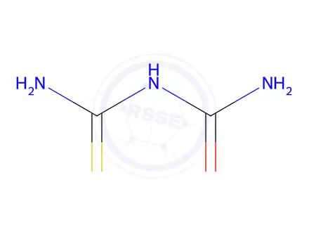 Chemical structure of thiobiuret