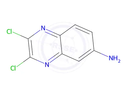 Chemical structure of 2,3-Dichloroquinoxalin-6-amine