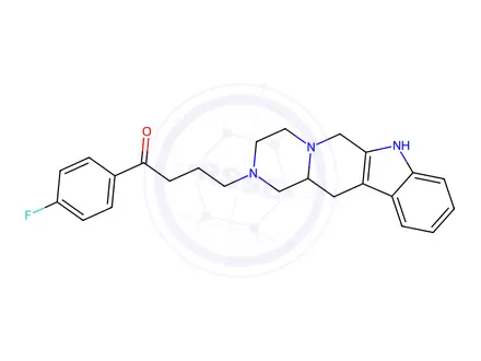 Chemical structure of Biriperone