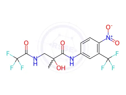 Chemical structure of Fluridil