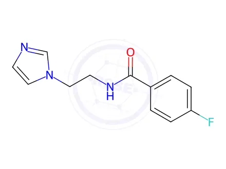 Chemical structure of n-(2-(1h-Imidazol-1-yl)ethyl)-4-fluorobenzamide