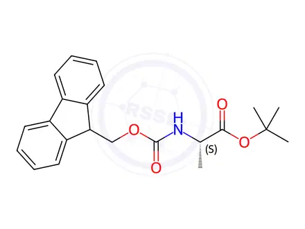 Chemical structure of Fmoc-L-Ala-tert-butyl ester