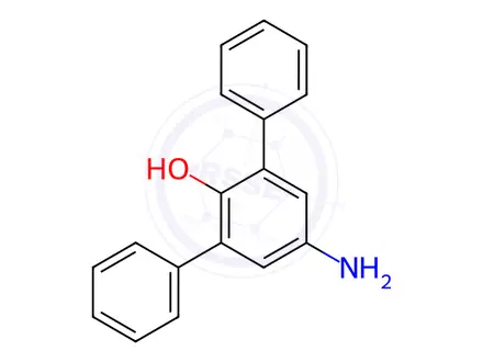 Chemical structure of 4-Amino-2,6-diphenylphenol