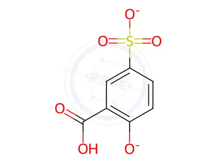 Chemical structure of Salicyl Sulfate Disodium Salt