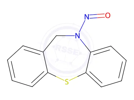 Chemical structure of Quetiapine Nitroso Impurity 1