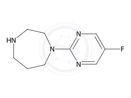 Chemical structure of 1-(5-Fluoropyrimidin-2-yl)-1,4-diazepane