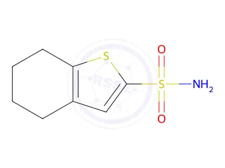 Chemical structure of 4,5,6,7-Tetrahydro-1-benzothiophene-2-sulfonamide