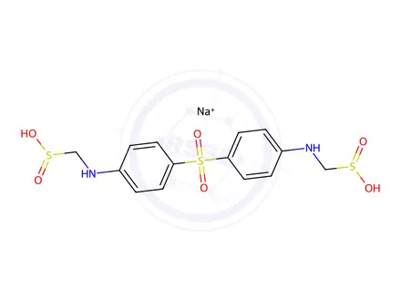 Chemical structure of Sodium Sulfoxone