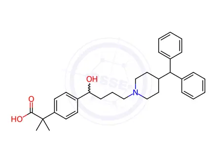 Chemical structure of Fexofenadine Tertiary Dehydrated Impurity