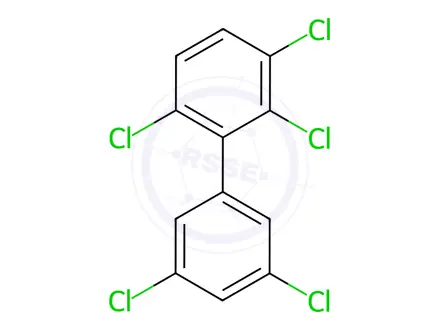 Chemical structure of 2,3,3',5',6-Pentachlorobiphenyl