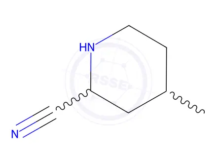 Chemical structure of 4-methylpiperidine-2-carbonitrile