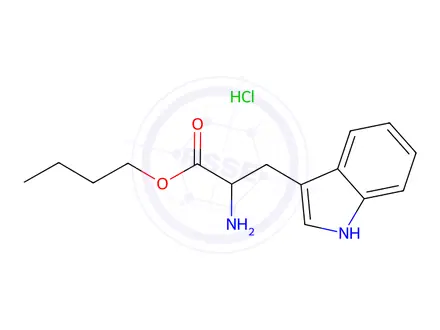 Chemical structure of Butyl 2-amino-3-(1H-indol-3-yl)propanoate