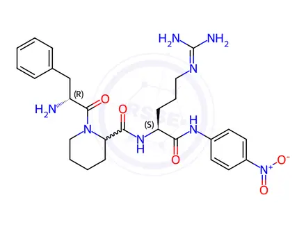Chemical structure of L-Argininamide-D-Phenylalanyl-L-2-Piperidinecarbonyl-N