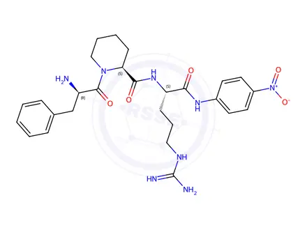 Chemical structure of (S)-1-(D-Phenylalanyl)-N-((S)-5-guanidino-1-((4-nitrophenyl)amino)-1-oxopentan-2-yl)piperidine-2-carboxamide