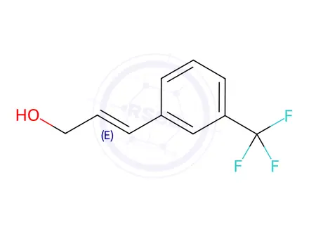 Chemical structure of (E)-3-(3-(Trifluoromethyl)phenyl)prop-2-en-1-ol
