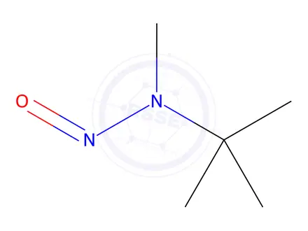 Chemical structure of N-(tert-butyl)-N-methylnitrous amide