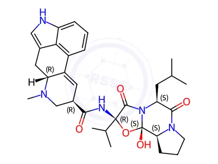 Chemical structure of Bromocriptine EP Impurity B