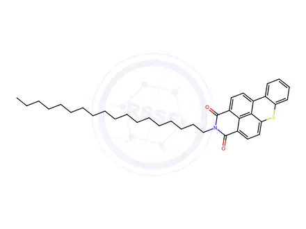 Chemical structure of 2-octadecyl-1H-thioxantheno[2,1,9-def]isoquinoline-1,3(2H)-dione