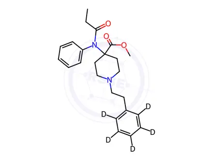 Chemical structure of Carfentanil-d5